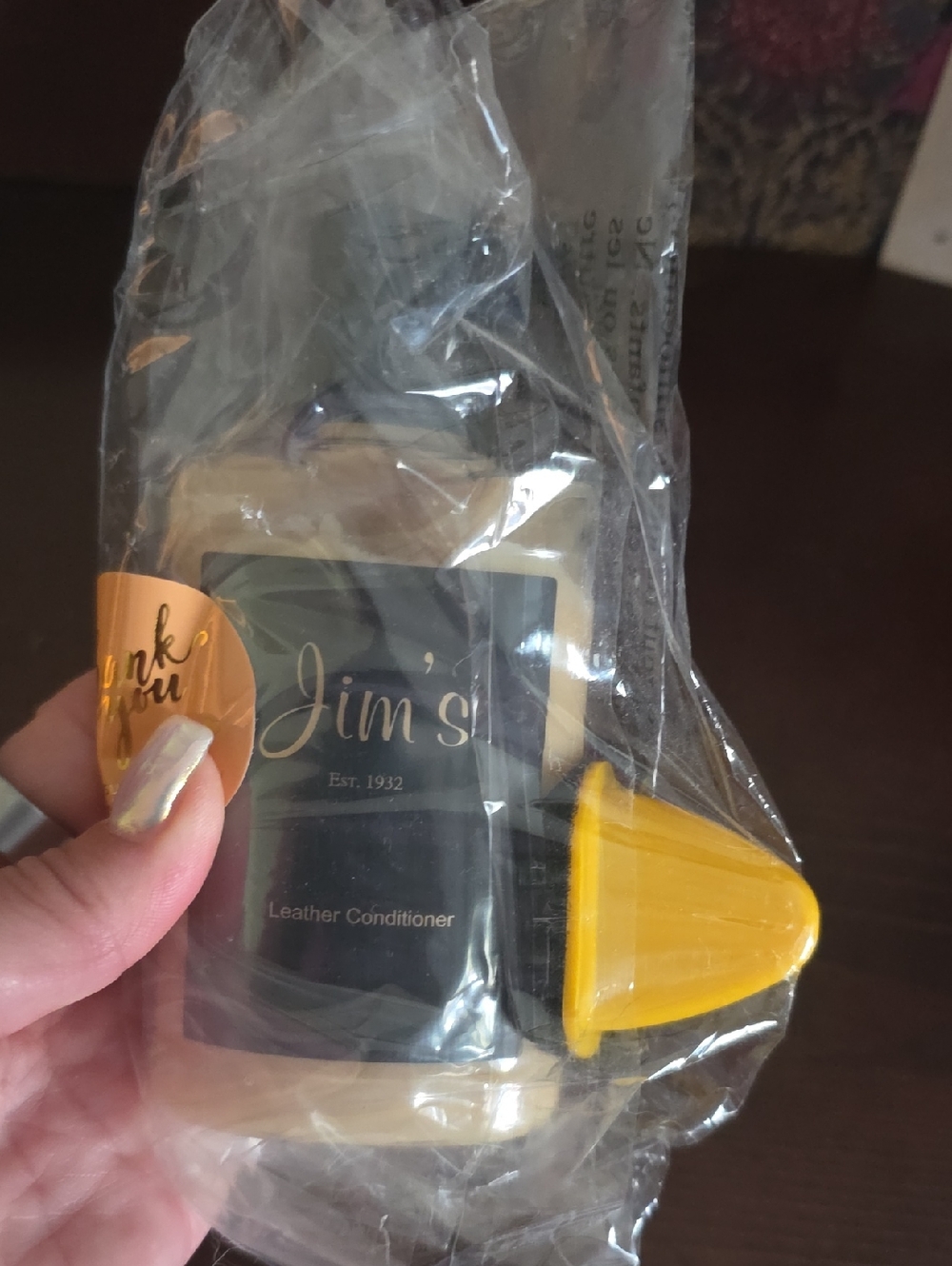 Jason Markk Leather Conditioner with Yellow Applicator